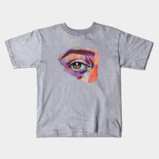 Colorful and beautiful eye. Kids T-Shirt